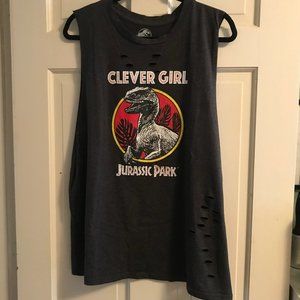 Jurassic Park "Clever Girl" muscle tank top